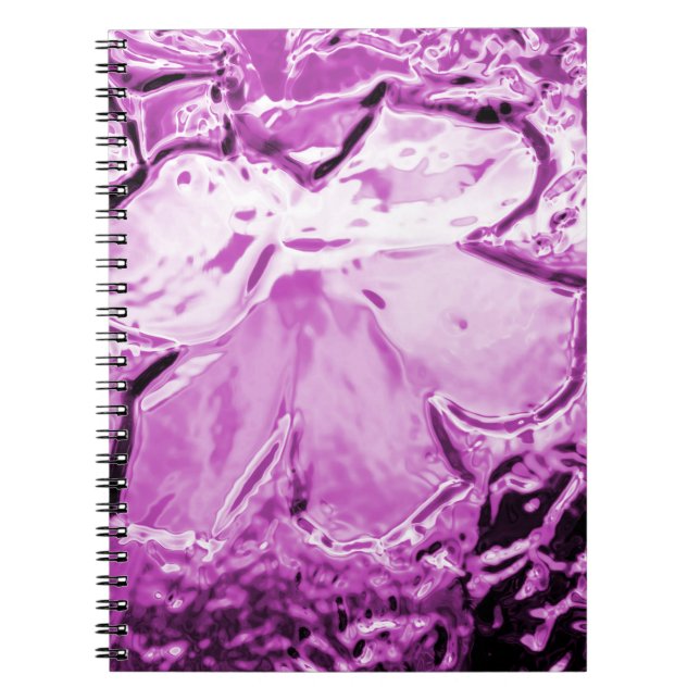Caderno Espiral Flor de Vidro Puro (Frente)