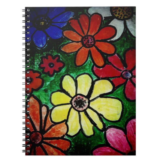 Caderno Espiral flor florescência (Frente)