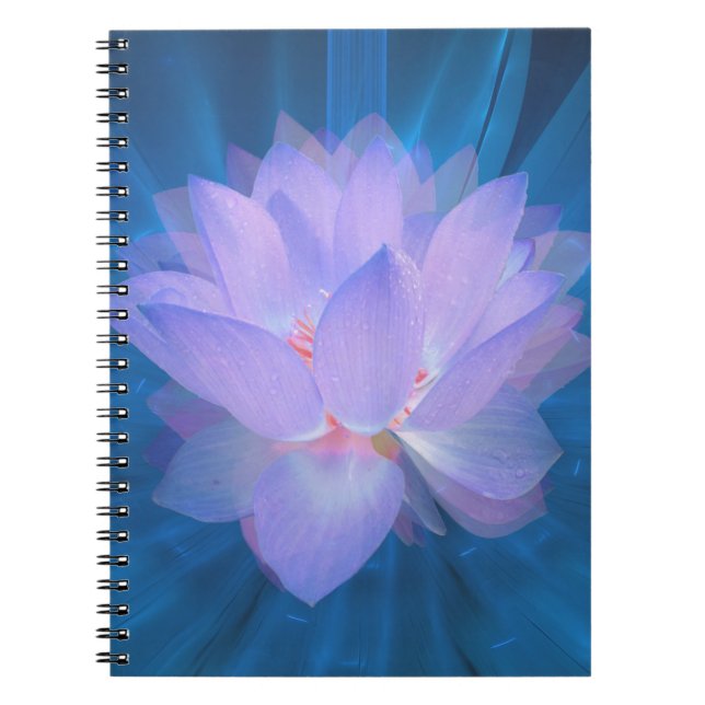 Caderno Espiral Flor Galáxico (Frente)