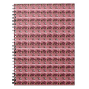 Caderno Espiral Flor rosa