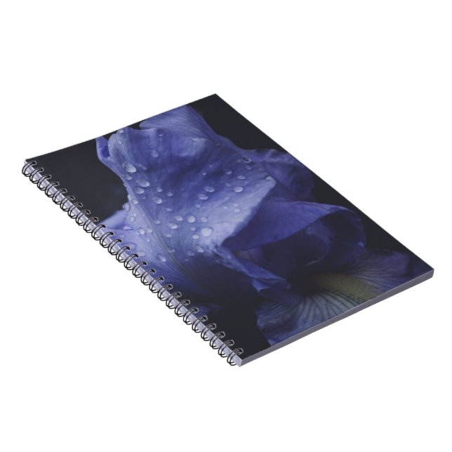 Caderno Espiral Flor Rosa púrpura (Lado Direito)