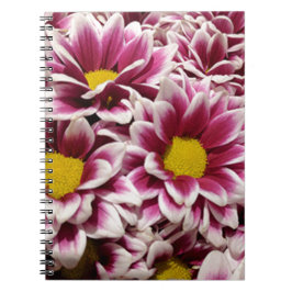 Caderno Espiral Flor Roxo