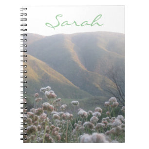 Caderno Espiral Flor Selvagem Personalizada