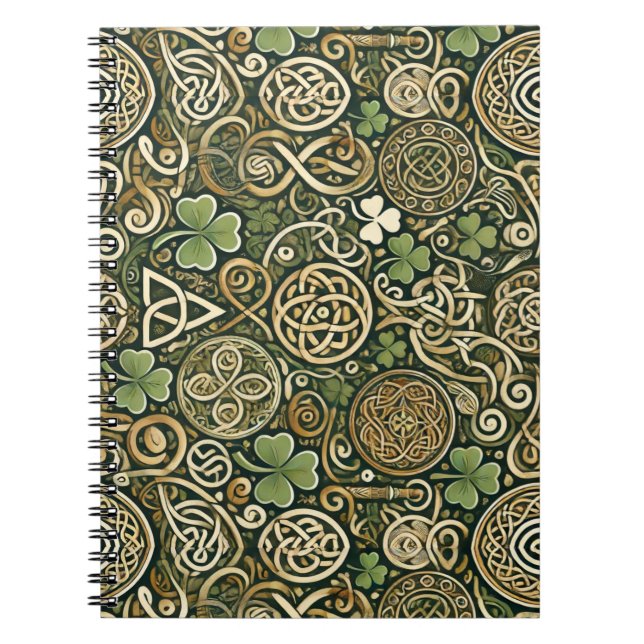 Caderno Espiral Floração Celta (Frente)