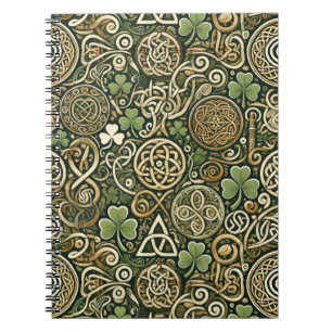 Caderno Espiral Floração Celta