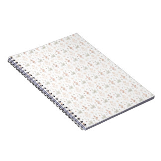 Caderno Espiral Florais Sem Costura