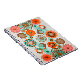 Caderno Espiral Floral