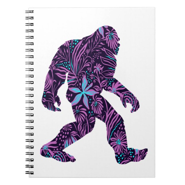CADERNO ESPIRAL FLORAL BIGFOOT (Frente)