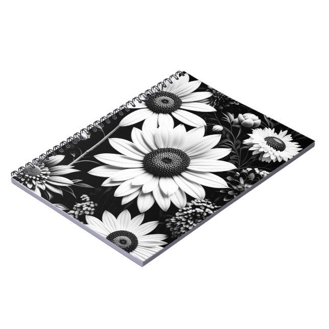 Caderno Espiral Floral Botânico Clássico (Left Side)