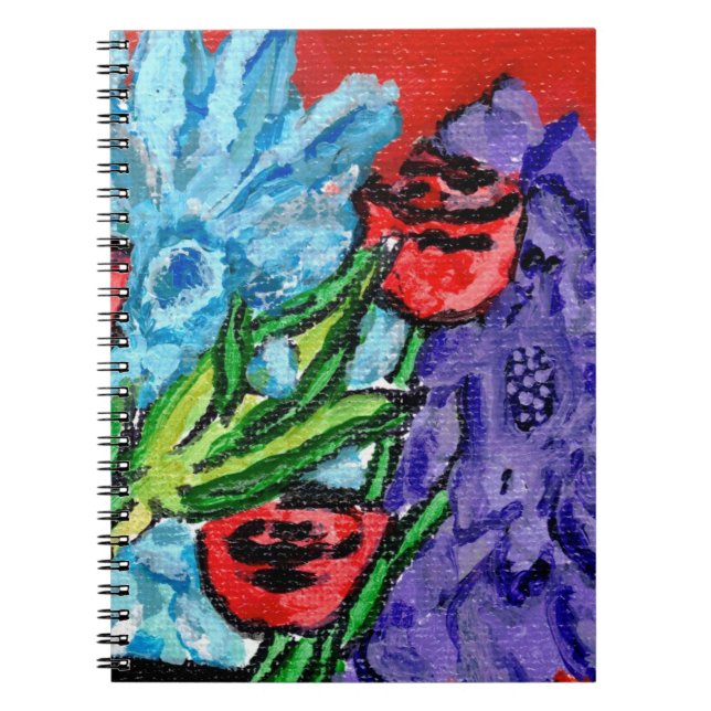 Caderno Espiral Floral Bouquet Spiral Photo Notebook (Frente)