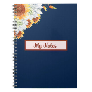 Caderno Espiral Floral Fall Inspire School