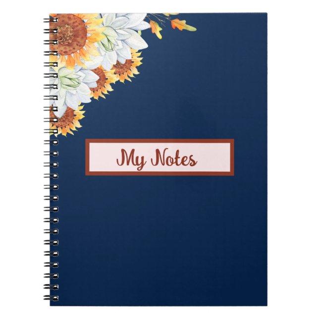 Caderno Espiral Floral Fall Inspire School (Frente)