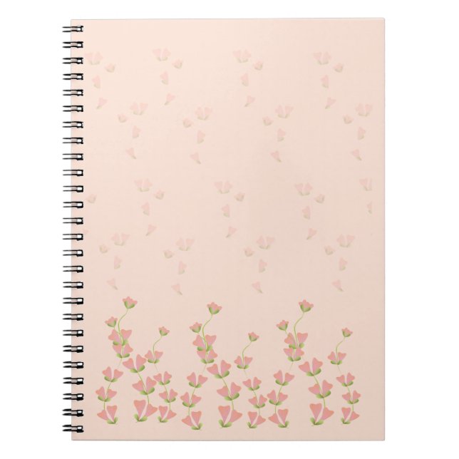 Caderno Espiral Floral Fantasias (Frente)