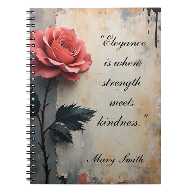 Caderno Espiral Floral Galore  (Frente)