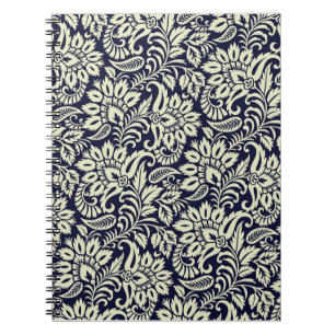Caderno Espiral Floral Ground Vintage Design