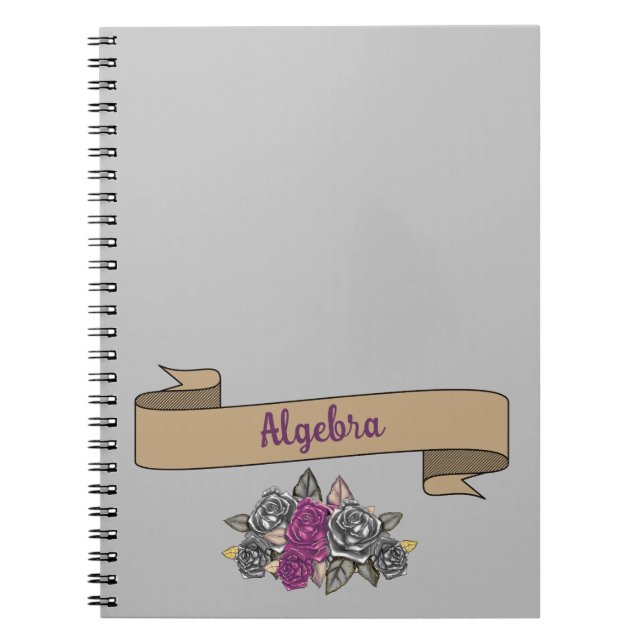 Caderno Espiral Floral Inspire School (Frente)