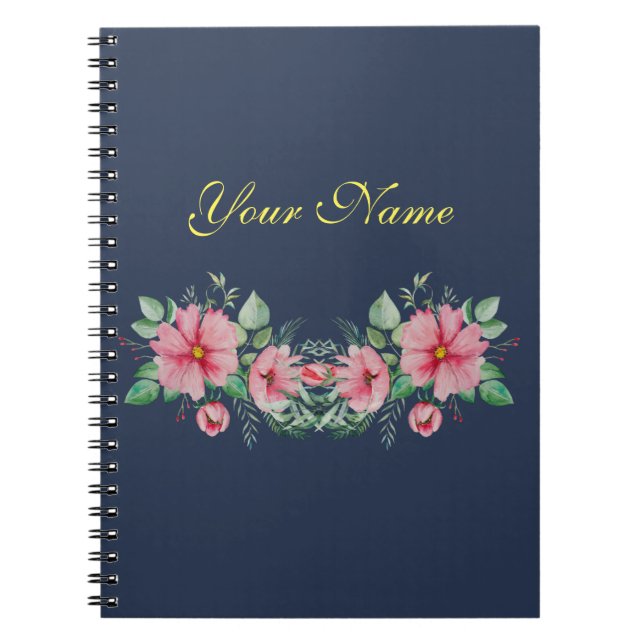 Caderno Espiral Floral Smile Summer Art (Frente)