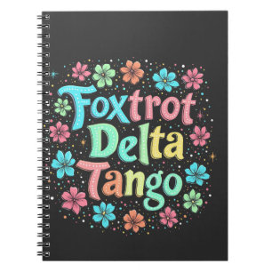 Caderno Espiral Floral Sutil Anti Trump 8647 Anti Maga