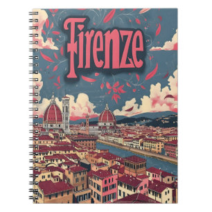Caderno Espiral Florence art