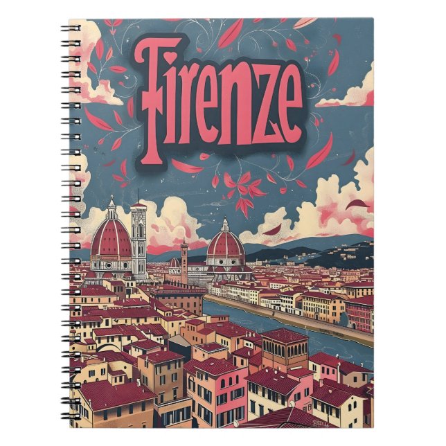 Caderno Espiral Florence art (Frente)