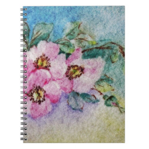 Caderno Espiral Flores