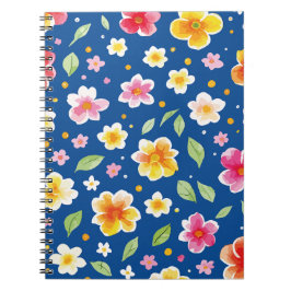 Caderno Espiral Flores