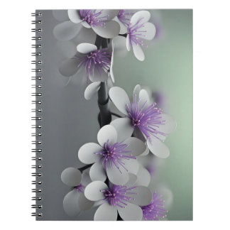 Caderno Espiral Flores