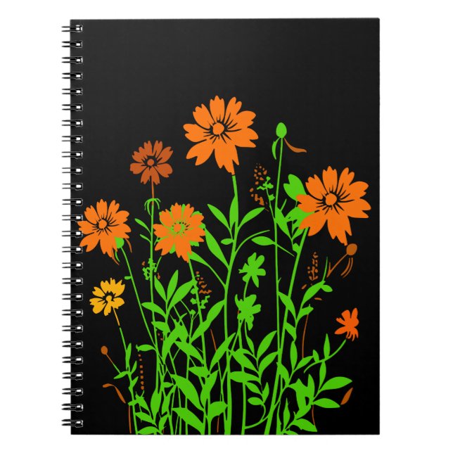 Caderno Espiral Flores-79156 (Frente)