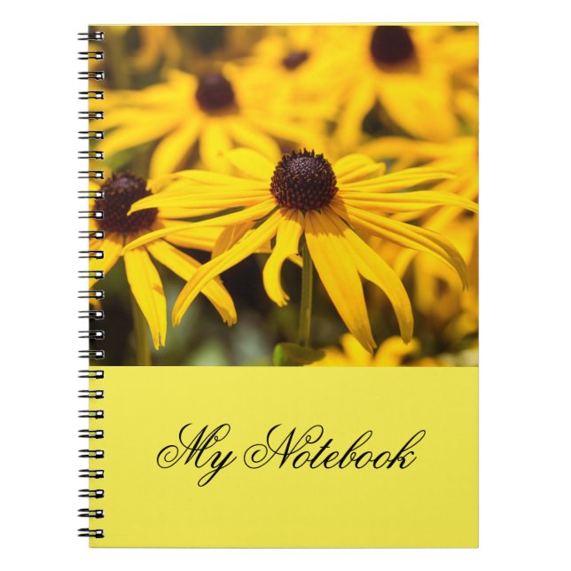 Caderno Espiral Flores Amarelas (Frente)
