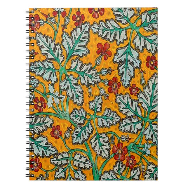 Caderno Espiral Flores Amarelas de Betty (Frente)