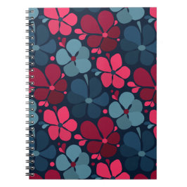Caderno Espiral flores boho