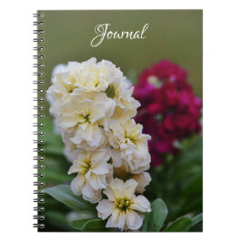 Caderno Espiral Flores bonito do Jardim de Gertie