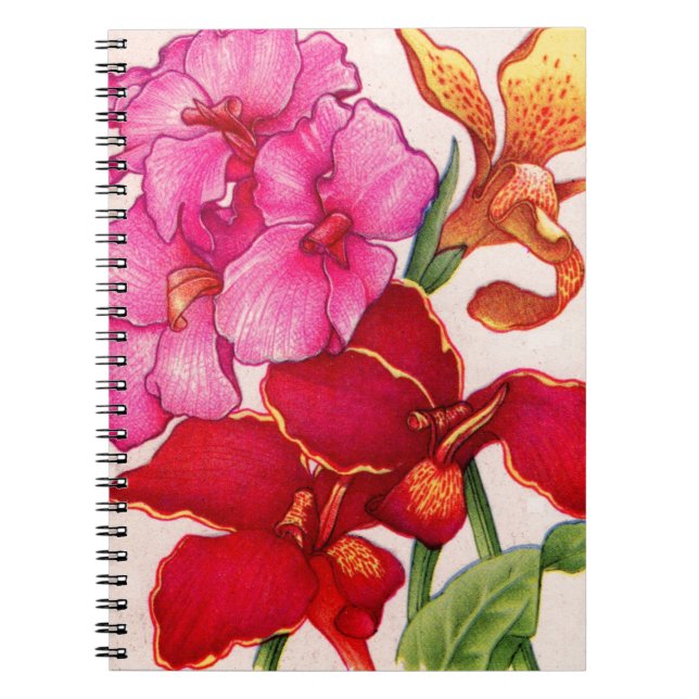 Caderno Espiral flores canaras (Frente)