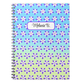 Caderno Espiral Flores Columbinas
