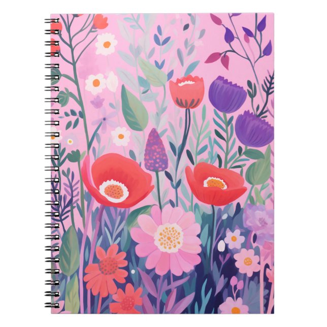 Caderno Espiral Flores Cutis (Frente)