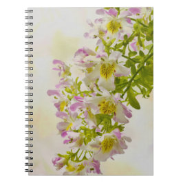 Caderno Espiral Flores de borboletas