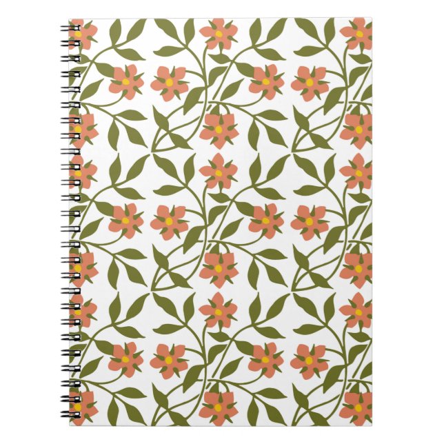 CADERNO ESPIRAL FLORES DE LARANJA (Frente)