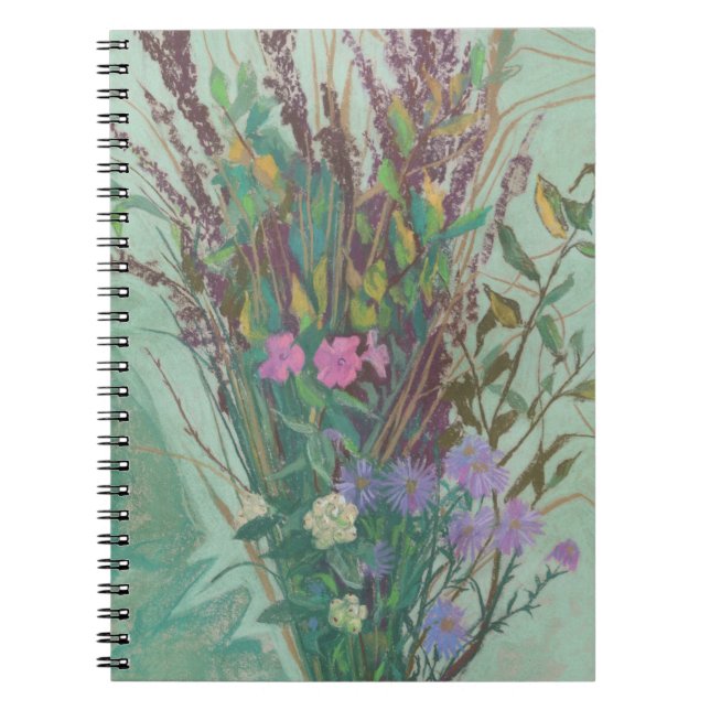 Caderno Espiral Flores de outono (Frente)