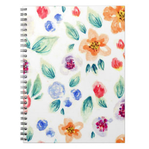 Caderno Espiral Flores de primavera, notebook