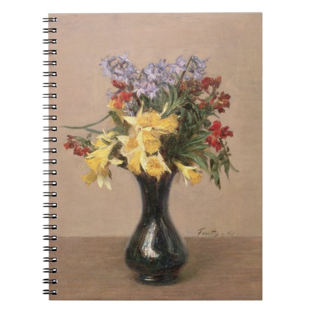 Caderno Espiral Flores do primavera, 1869 (óleo em canvas) (Frente)