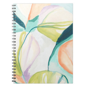 Caderno Espiral Flores do ventilador IV