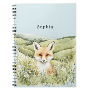 Caderno Espiral Flores Fox Daisy
