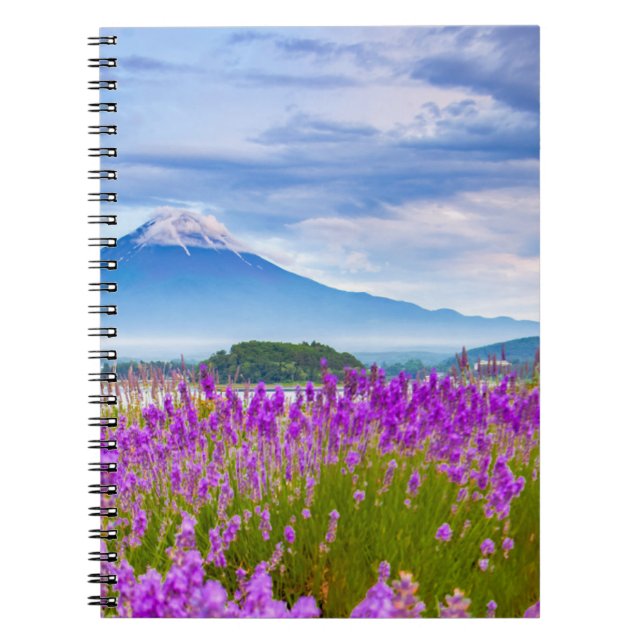 Caderno Espiral Flores | Monte Fugi Japão (Frente)