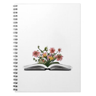 Caderno Espiral Flores que crescem do livro
