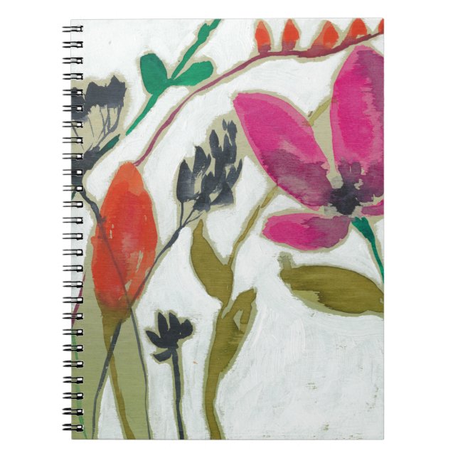 Caderno Espiral Flores Vivas (Frente)