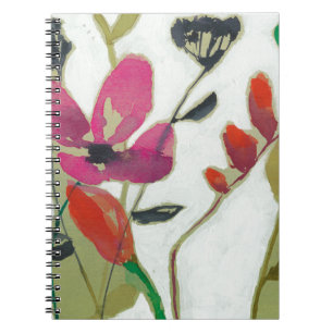 Caderno Espiral Flores vivas I