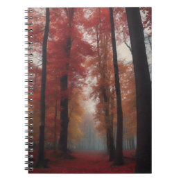 Caderno Espiral Floresta Carmesim