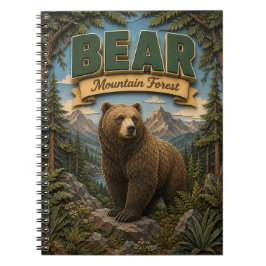 Caderno Espiral Floresta de Bear Mountain POPCUT