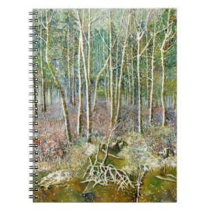 Caderno Espiral floresta de inverno