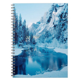Caderno Espiral Floresta de Neve